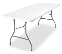 Stół cateringowy składany BUFET WHITE 200x90 cm