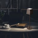 Lampka biurkowa nocna V-TAC 2W LED 36cm ładowanie ściemnianie IP54 brąz corten VT-7563 3000K 200lm