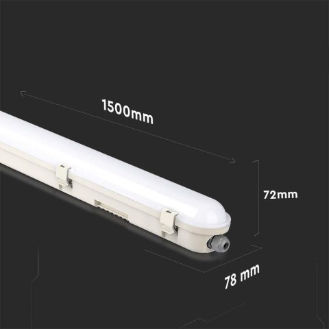 Oprawa hermetyczna LED V-TAC SAMSUNG M-series 70W 150cm 120Lm/W VT-150070 6500K 8400lm 5 lat gwarancji