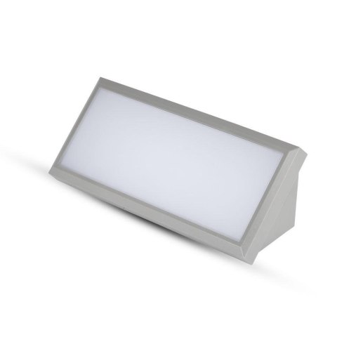 Oprawa ścienna V-TAC 12W LED ukośna szara IP65 VT-8054 4000K 1250lm
