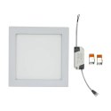 Panel LED V-TAC premium downlight 18W kwadrat 225x225 VT-1807 6400K 1400lm