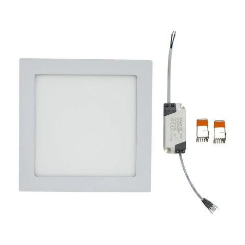 Panel LED V-TAC premium downlight 18W kwadrat 225x225 VT-1807 6400K 1400lm