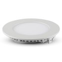 Panel LED V-TAC premium downlight 6W okrągły fi120 VT-607 2700K 490lm