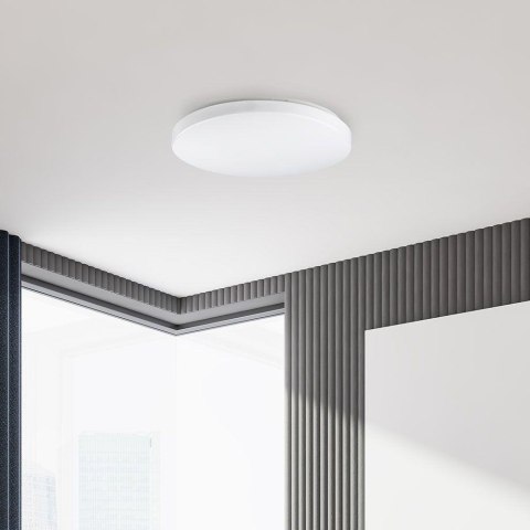 Oprawa sufitowa plafoniera okrągła V-TAC 15W LED SAMSUNG CHIP 20cm IP44 120Lm/W VT-8033 4000K 1850lm 3 lata gwarancji