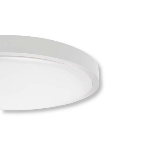 Oprawa sufitowa plafoniera V-TAC 18W LED okrągły IP44 23cm biały VT-8618W-RD 3000K 1800lm