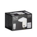 Naświetlacz elewacyjny V-TAC 17W czujnik ruchu biała IP65 VT-11020S 4000K 2520lm
