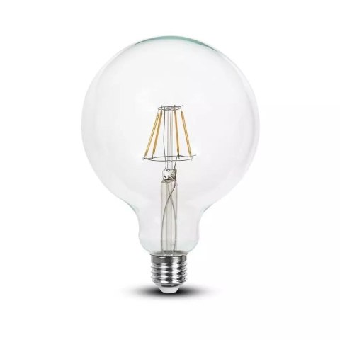 Żarówka LED 6W filament E27 kula glob G125 V-TAC VT-1983 3000K 600lm