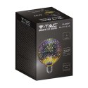 Żarówka LED V-TAC 3W E27 filament gwiazdy 3D kula glob G125 VT-2233 3000K 40lm