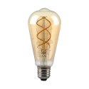 Żarówka LED V-TAC 4,8W E27 filament złota vintage ST64 64x143mm VT-2065-N 1800K 300lm