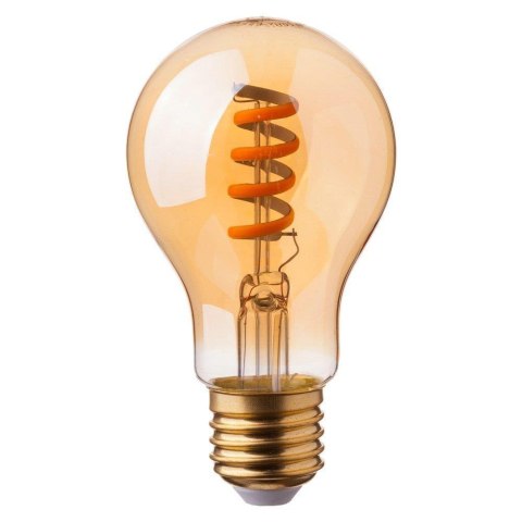 Żarówka LED V-TAC 4W E27 A60 spiral filament bursztyn VT-2154-N 1800K 400lm