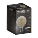 Żarówka LED V-TAC 4W filament E27 kula glob G95 bursztyn 95x138mm VT-2024-N 2200K 350lm