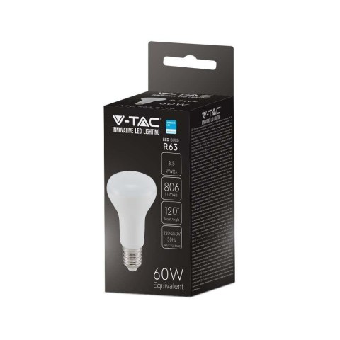 Żarówka LED V-TAC SAMSUNG CHIP 8,5W E27 R63 VT-263 4000K 806lm 5 lat gwarancji