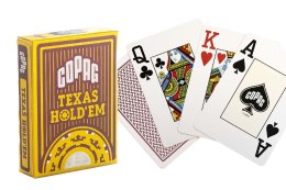 Cartamundi: Karty do gry - Texas hold'em jumbo złoty/czerwony