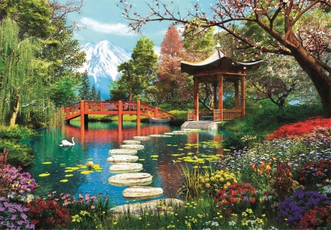 Clementoni: Puzzle 1000el. Compact Fuji Garden
