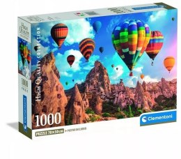 Clementoni: Puzzle 1000el. Compact HQ - Balloons in Cappadocia