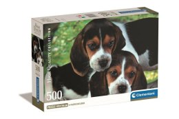 Clementoni: Puzzle 500el. Compact HQ - Przytulone Pieski