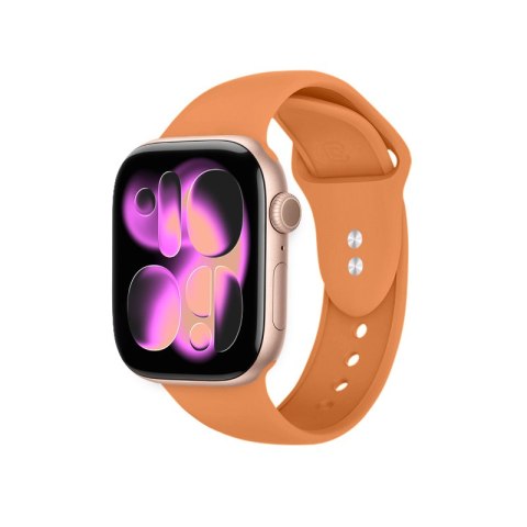 Crong Liquid - Pasek do Apple Watch 38/40/41/42 mm (pomarańczowy)