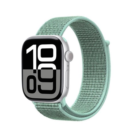 Crong Nylon - Pasek sportowy do Apple Watch 38/40/41/42 mm (Atlantic Green)