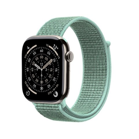 Crong Nylon - Pasek sportowy do Apple Watch 38/40/41/42 mm (Atlantic Green)