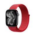 Crong Nylon - Pasek sportowy do Apple Watch 38/40/41/42 mm (Red Fusion)