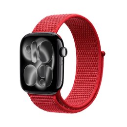 Crong Nylon - Pasek sportowy do Apple Watch 38/40/41/42 mm (Red Fusion)