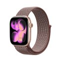 Crong Nylon - Pasek sportowy do Apple Watch 38/40/41/42 mm (Smokey Mauve)