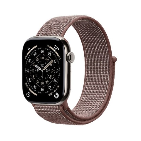 Crong Nylon - Pasek sportowy do Apple Watch 38/40/41/42 mm (Smokey Mauve)