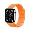 Crong Nylon - Pasek sportowy do Apple Watch 38/40/41/42 mm (Tropical Orange)