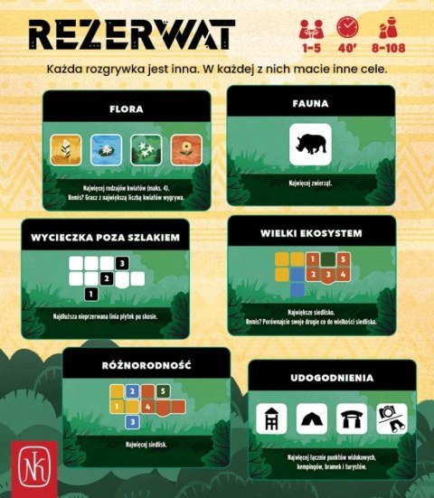 GRA REZERWAT - podstawa - NASZA KSIĘGARNIA