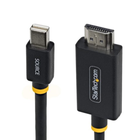 StarTech 1M-MDP-HDMI2-4K60 adapter kablowy Mini DisplayPort HDMI Typu A (Standard) Czarny