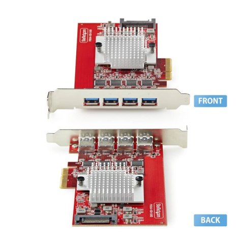 StarTech P10Q4A-USB-CARD adapter Wewnętrzny USB 3.2 Gen 2 (3.1 Gen 2)