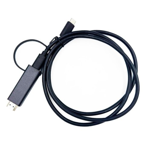 Yealink 330000008024 adapter kablowy 1,2 m HDMI Typu A (Standard) USB Type-C Czarny