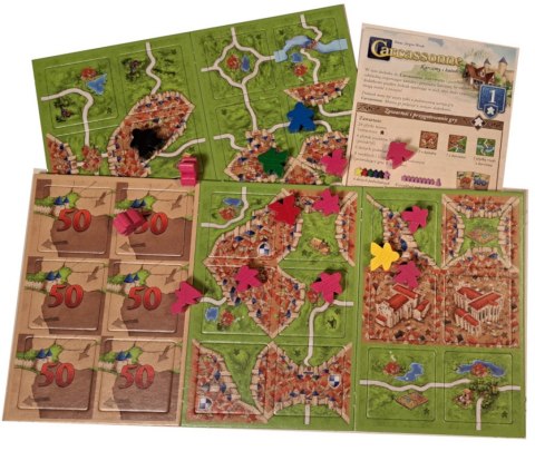 GRA CARCASSONNE PL 3 ED. 1. KARCZMY I KATEDRY - dodatek BARD