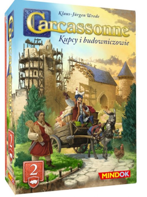GRA CARCASSONNE PL 3 ED. 2. KUPCY I BUDOWNICZOWIE - dodatek BARD