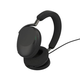Jabra Evolve3 85 Zestaw słuchawkowy Przewodowy i Bezprzewodowy Opaska na głowę USB Type-C Bluetooth Czarny