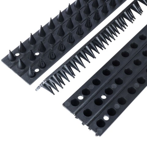 Kolce na Ptaki PROGARDEN 10 szt. 5 m Listwy Plastikowe Czarne