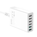Ładowarka sieciowa BLITZWOLF BW-S15 60W 6xUSB-A (biała)