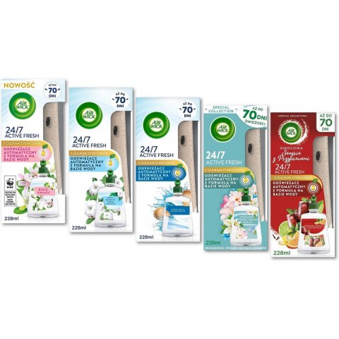 Odświeżacz powietrza Air Wick 228ml Białe kwiaty