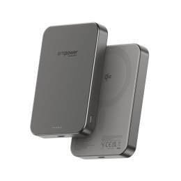 PanzerGlass empower™ by ® empower™ Bank | 10000mAh | Titanium Bezprzewodowe ładowanie Tytan