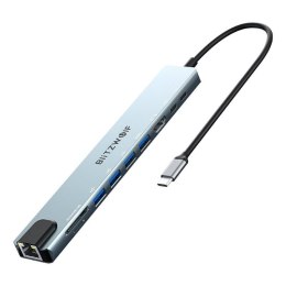 Stacja dokująca BLITZWOLF BW-TH5 10-portowa (srebrna)