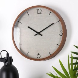 Zegar na Ścianie Ścienny Brązowy Klasyczny Ozdobny Dekoracyjny VILDE 29,5cm
