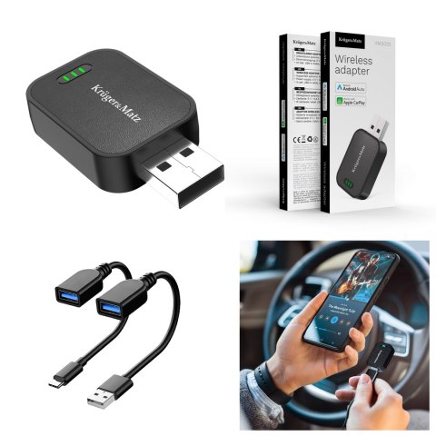 Adapter bezprzewodowy CarPlay - Android Auto HL-CP03