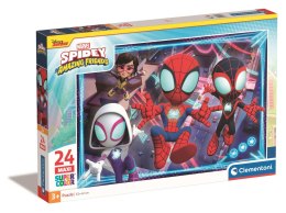 Clementoni: Puzzle 24el. Maxi - Spidey And His Amazing Friends