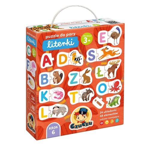 CzuCzu: Puzzle do pary Literki 3+