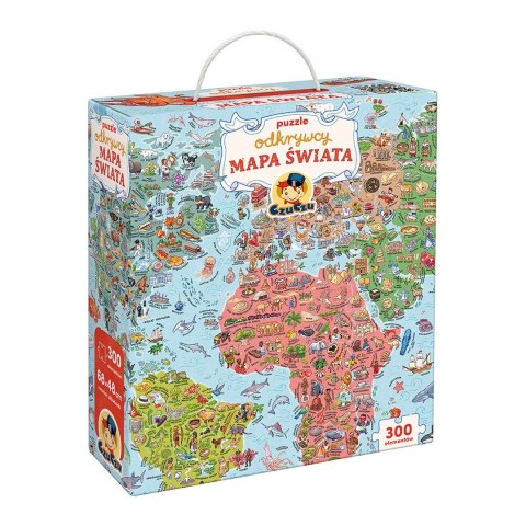 CzuCzu: Puzzle odkrywcy Mapa Świata 7+