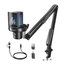 Mikrofon gamingowy MAONO DM40 S Pro bezprzewodowy (czarny)