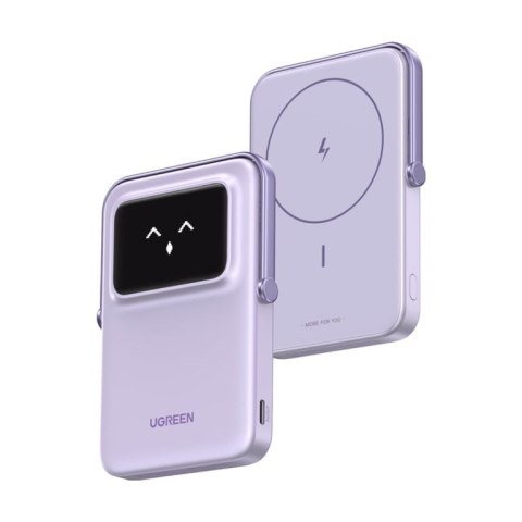 Ugreen 5000MH MAG POWBANK PURPLE 5000 mAh Bezprzewodowe ładowanie Fioletowy