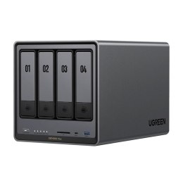 Serwer plików NAS Ugreen DXP4800 Plus, 4-dyskowy, Intel 8505, 8GB DDR5, 2.5GbE, 4K HDMI, SD 3.0