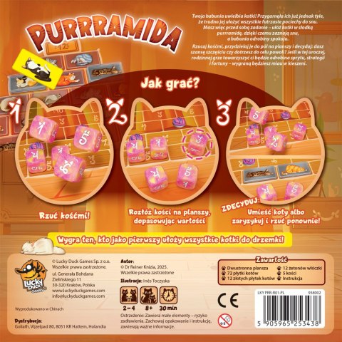 GRA PURRRAMIDA - podstawa - LUCKY DUCK GAMES