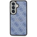 Guess 4G Embossed Ring MagSafe - Etui Samsung Galaxy S26 (niebieski)
